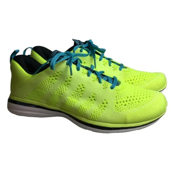 APL Men’s  TechLoom Pro Energy Running Sneaker Size US 8.5 EUR 42 Neon Comfort - Picture 1 of 13